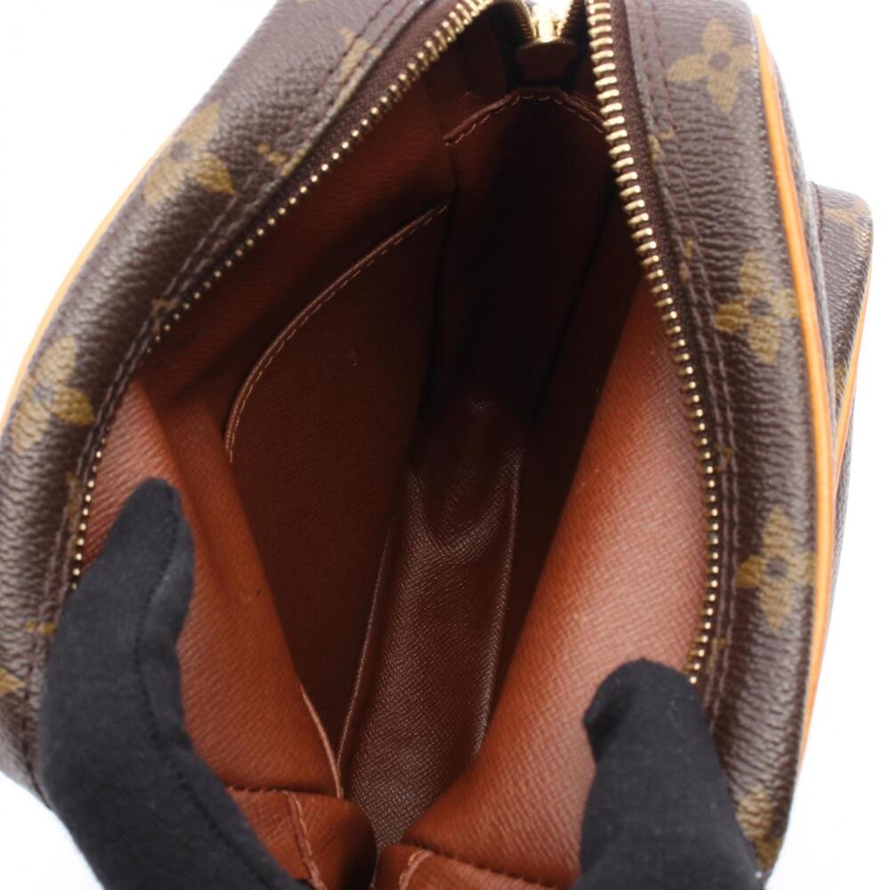 LOUIS VUITTON Brown Monogram Leather Shoulder Bag - Picture 4 of 9